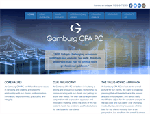 Tablet Screenshot of gamburgcpa.com